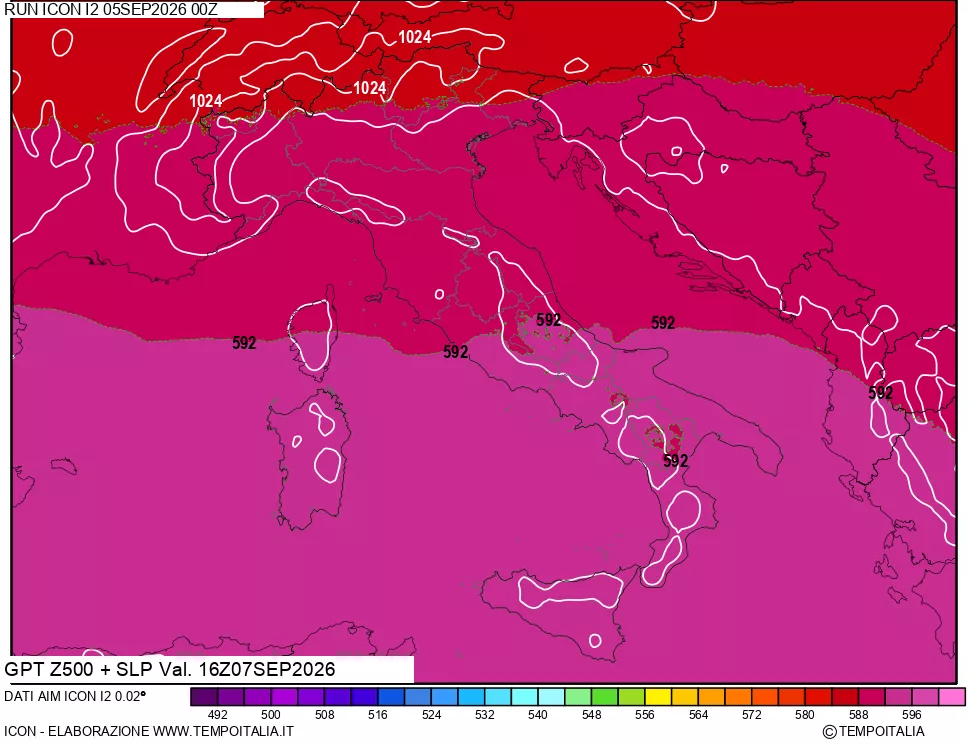 mappa 500 hPa GPT + Press SLM