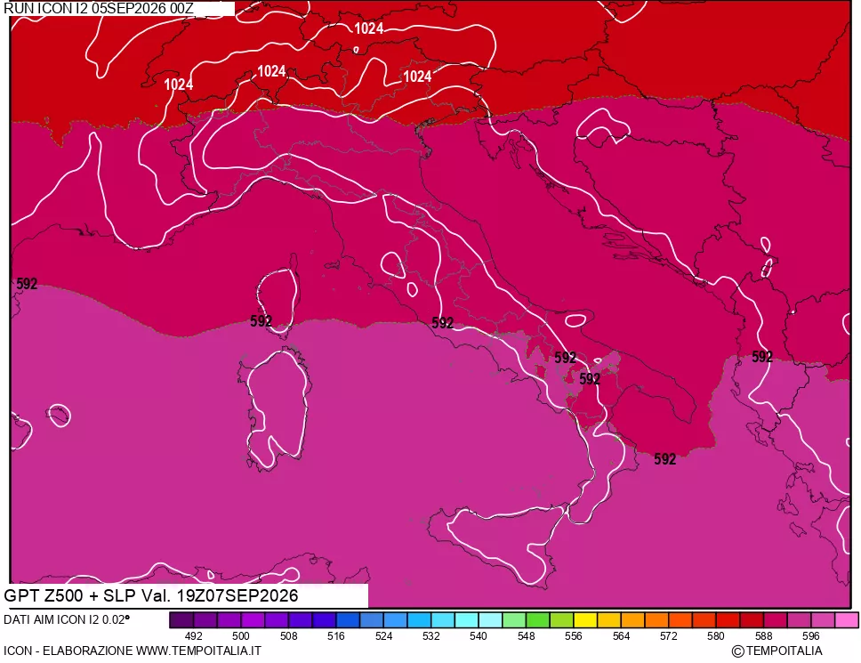 mappa 500 hPa GPT + Press SLM