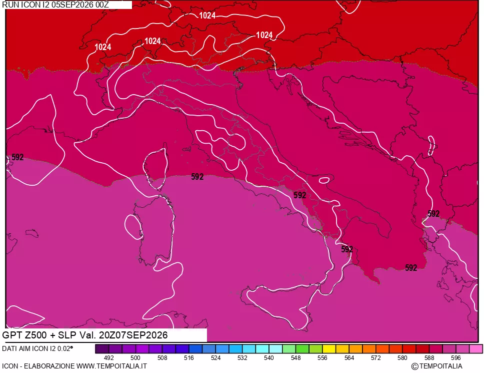 mappa 500 hPa GPT + Press SLM