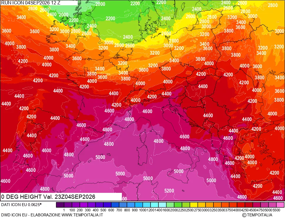 mappa Quota Zero Termico