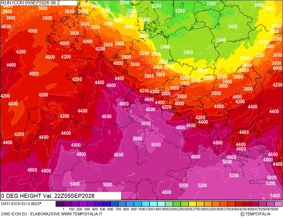 mappa Quota Zero Termico