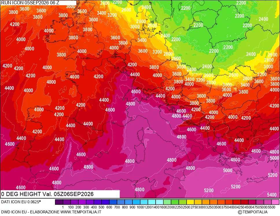 mappa Quota Zero Termico