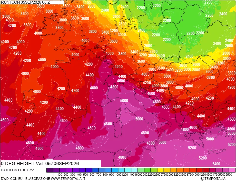 mappa Quota Zero Termico