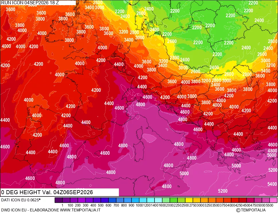 mappa Quota Zero Termico