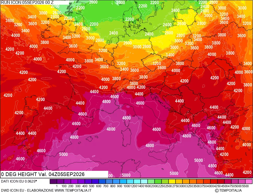 mappa Quota Zero Termico