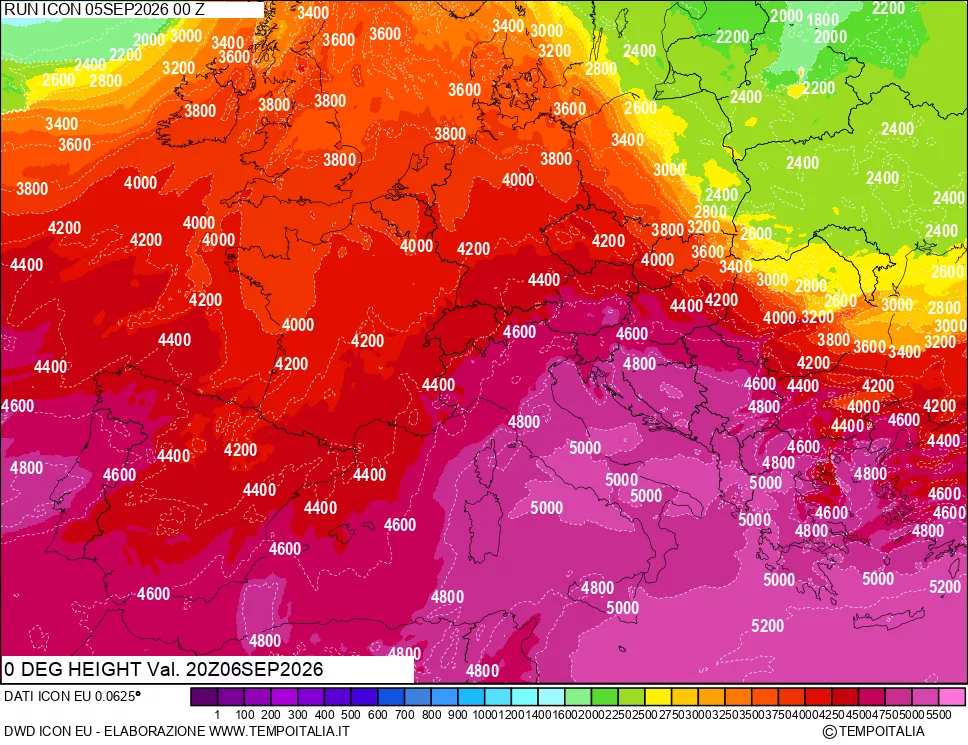 mappa Quota Zero Termico