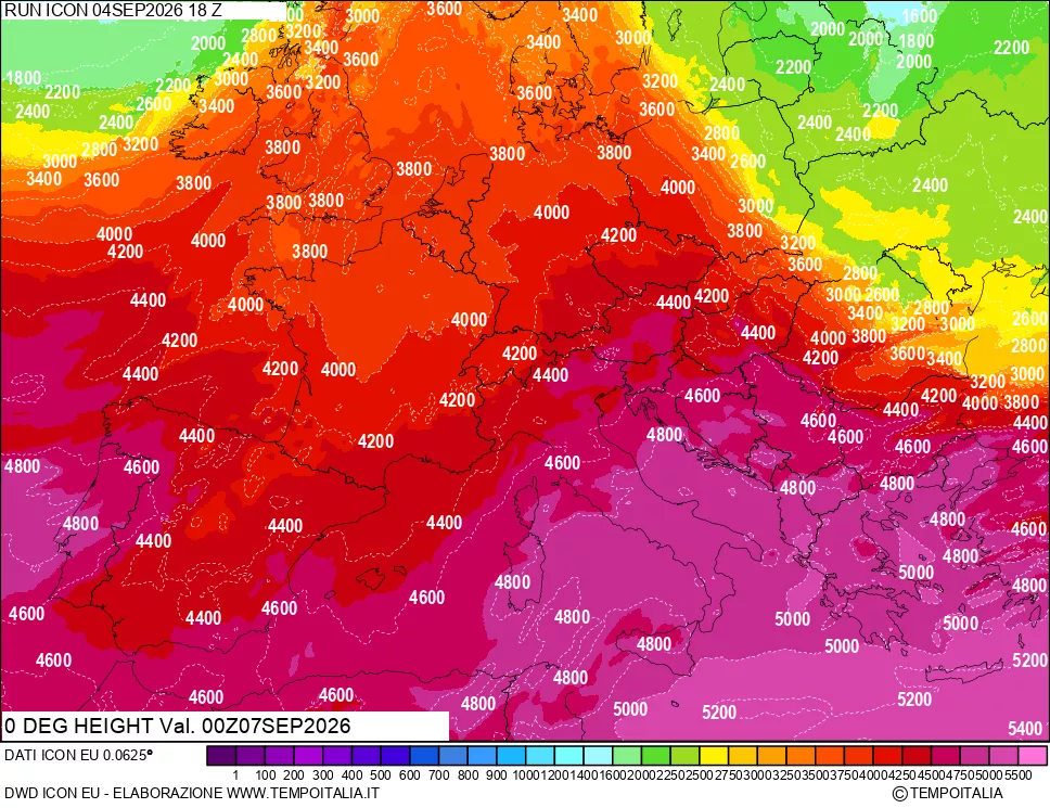 mappa Quota Zero Termico