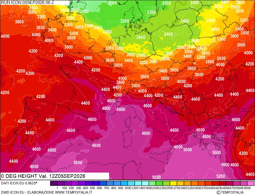 mappa Quota Zero Termico