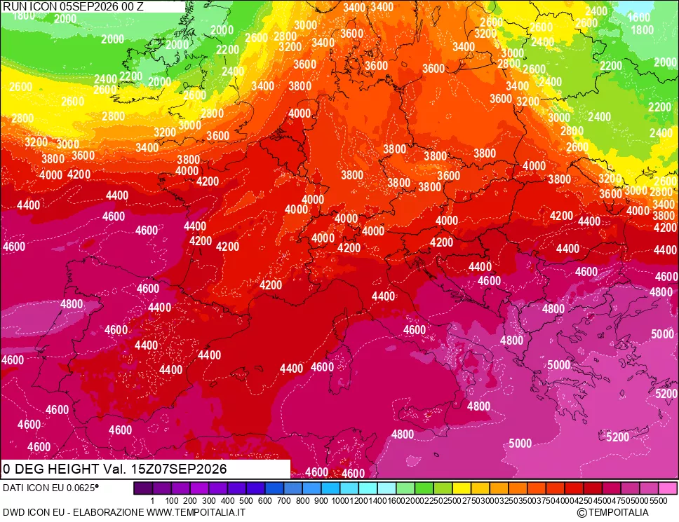 mappa Quota Zero Termico