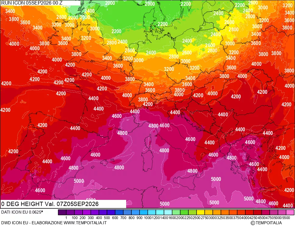 mappa Quota Zero Termico