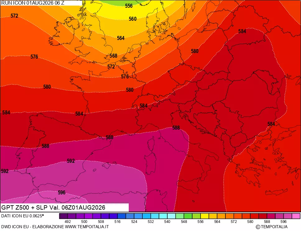 mappa 500 hPa GPT + Press SLM