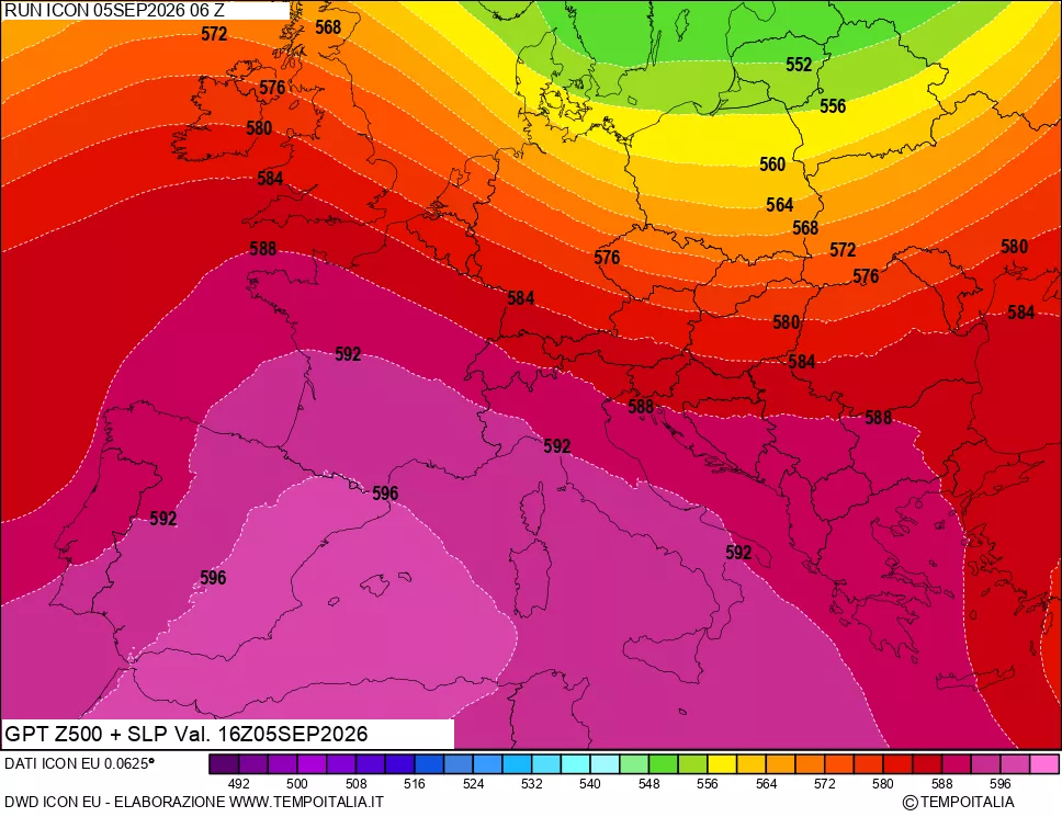 mappa 500 hPa GPT + Press SLM