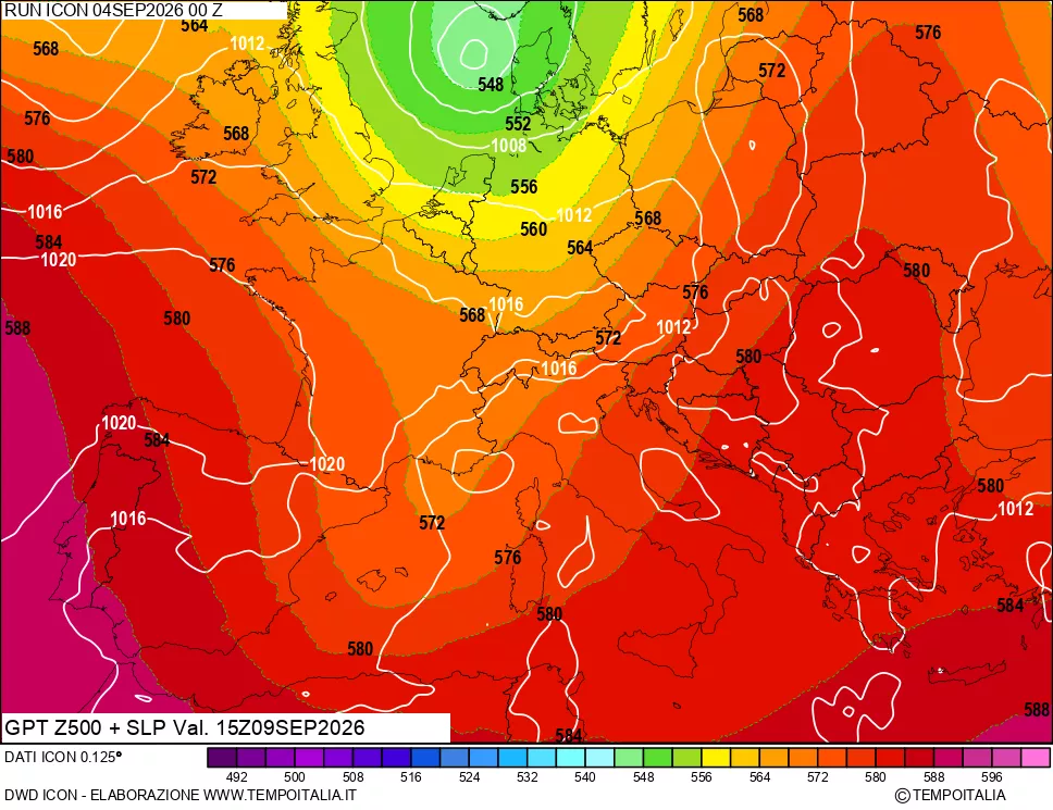 mappa 500 hPa GPT + Press SLM