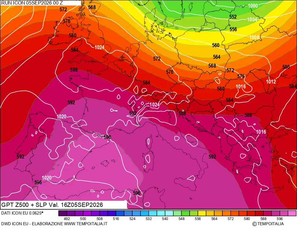 mappa 500 hPa GPT + Press SLM