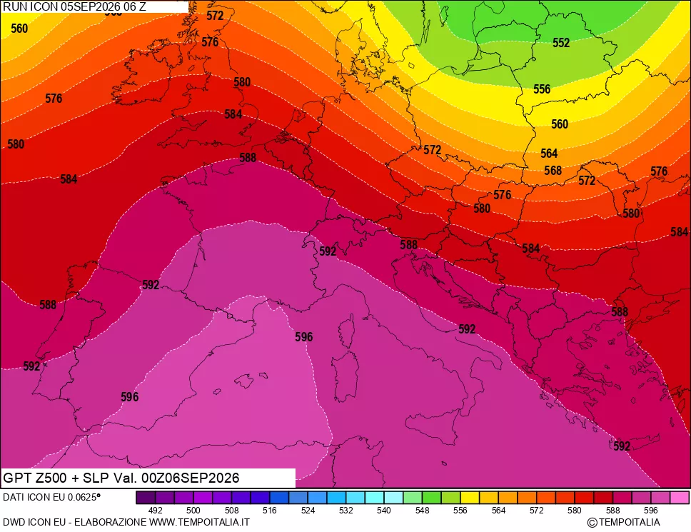 mappa 500 hPa GPT + Press SLM