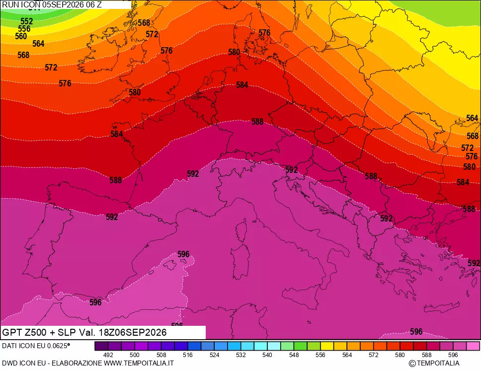mappa 500 hPa GPT + Press SLM