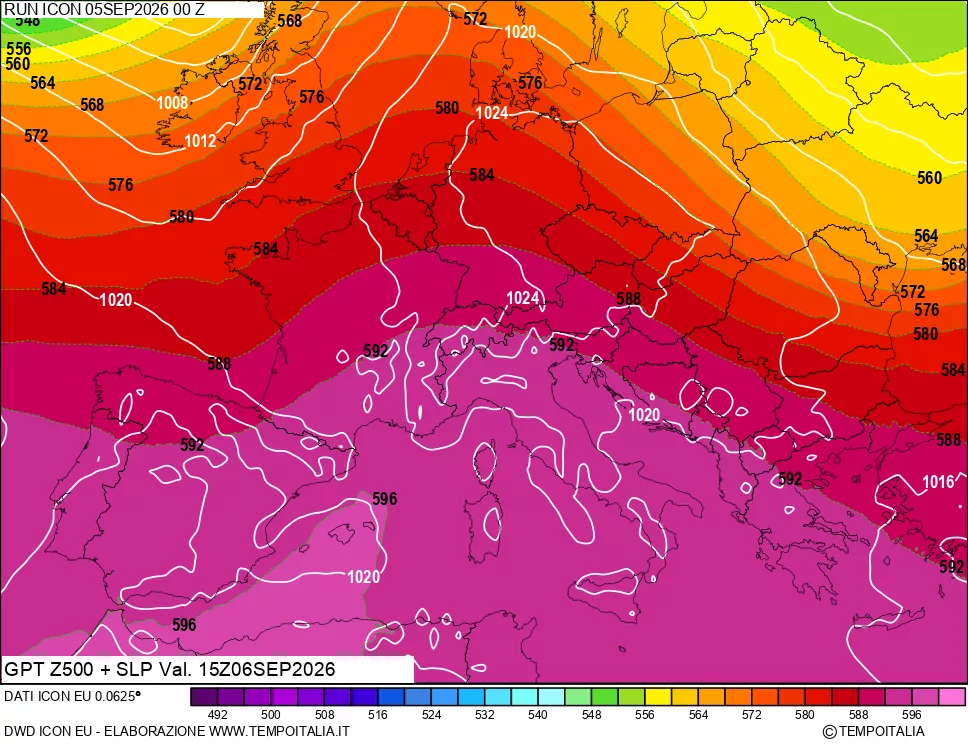 mappa 500 hPa GPT + Press SLM