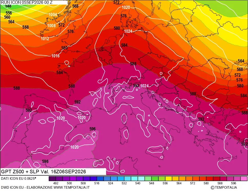 mappa 500 hPa GPT + Press SLM