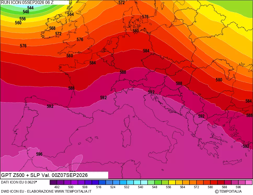 mappa 500 hPa GPT + Press SLM