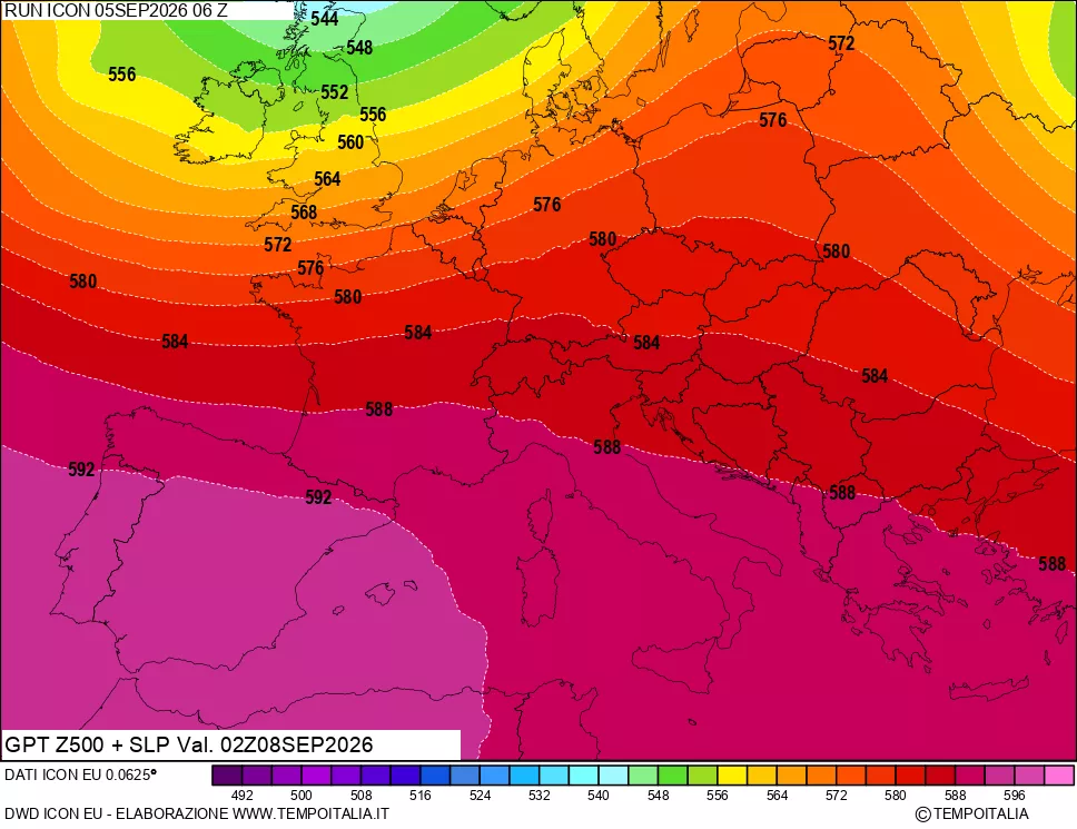 mappa 500 hPa GPT + Press SLM