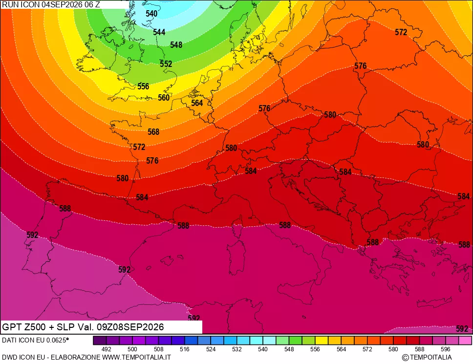 mappa 500 hPa GPT + Press SLM