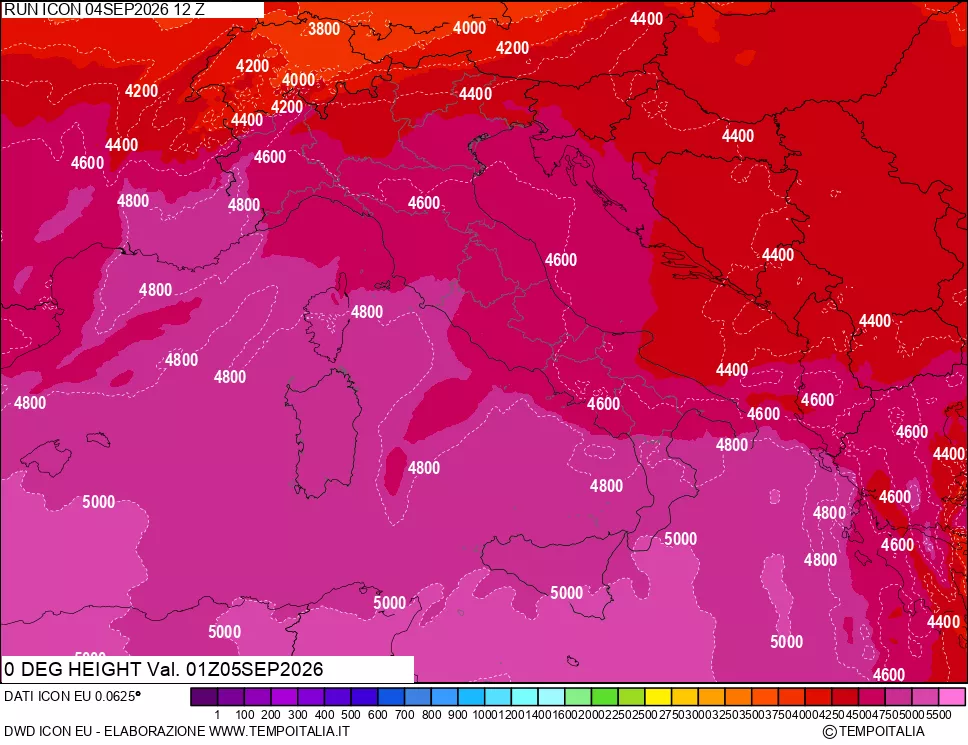 mappa Quota Zero Termico