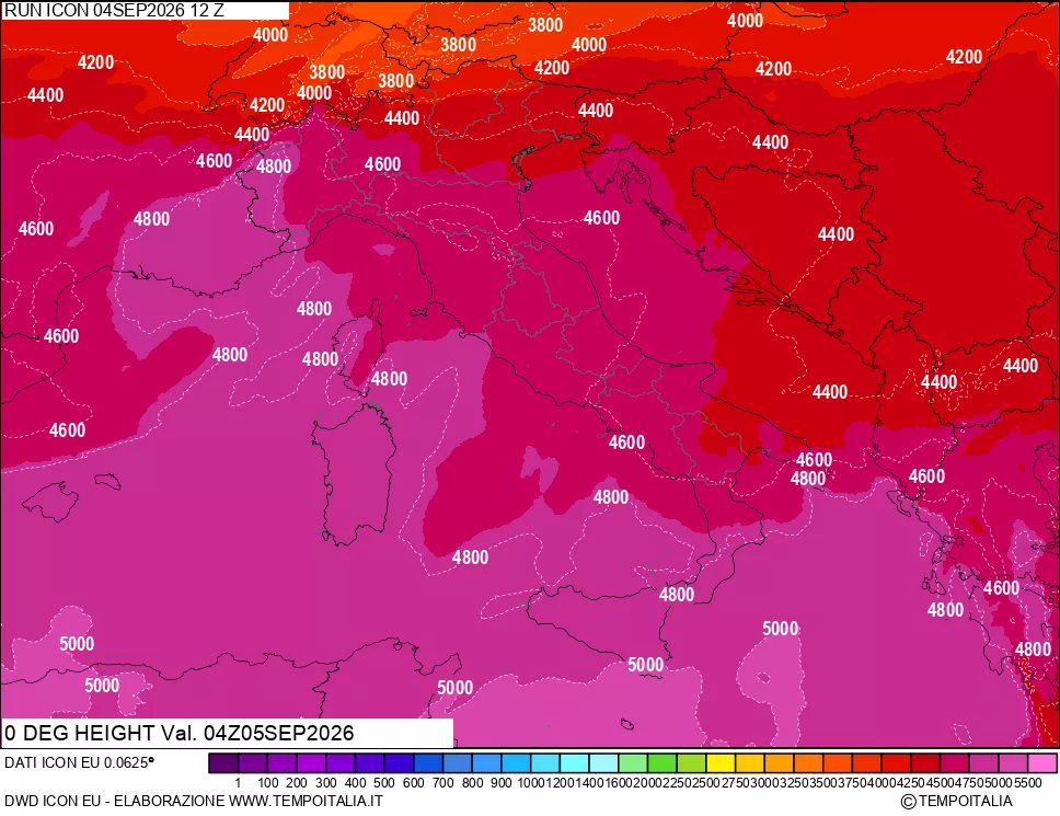 mappa Quota Zero Termico