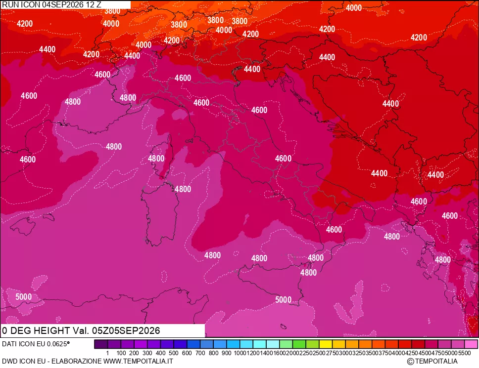 mappa Quota Zero Termico