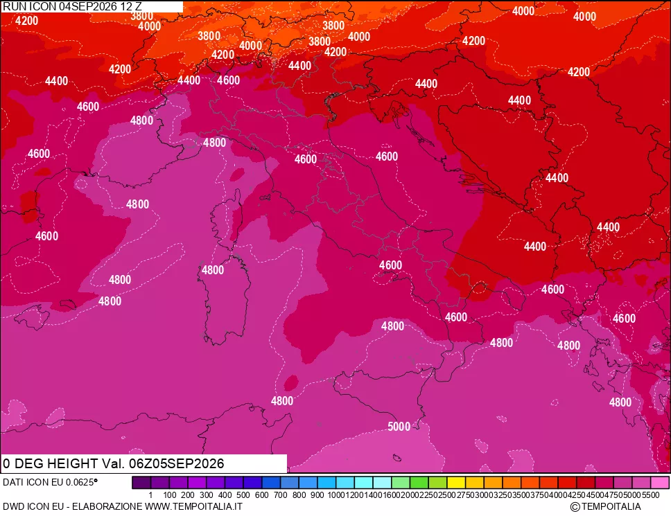 mappa Quota Zero Termico