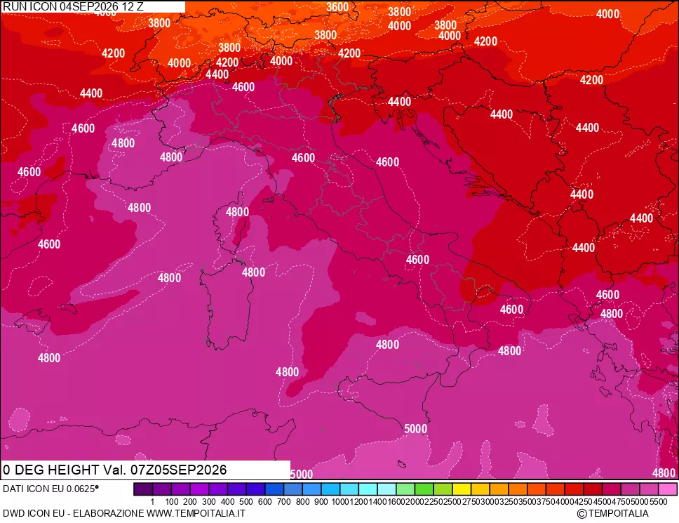 mappa Quota Zero Termico