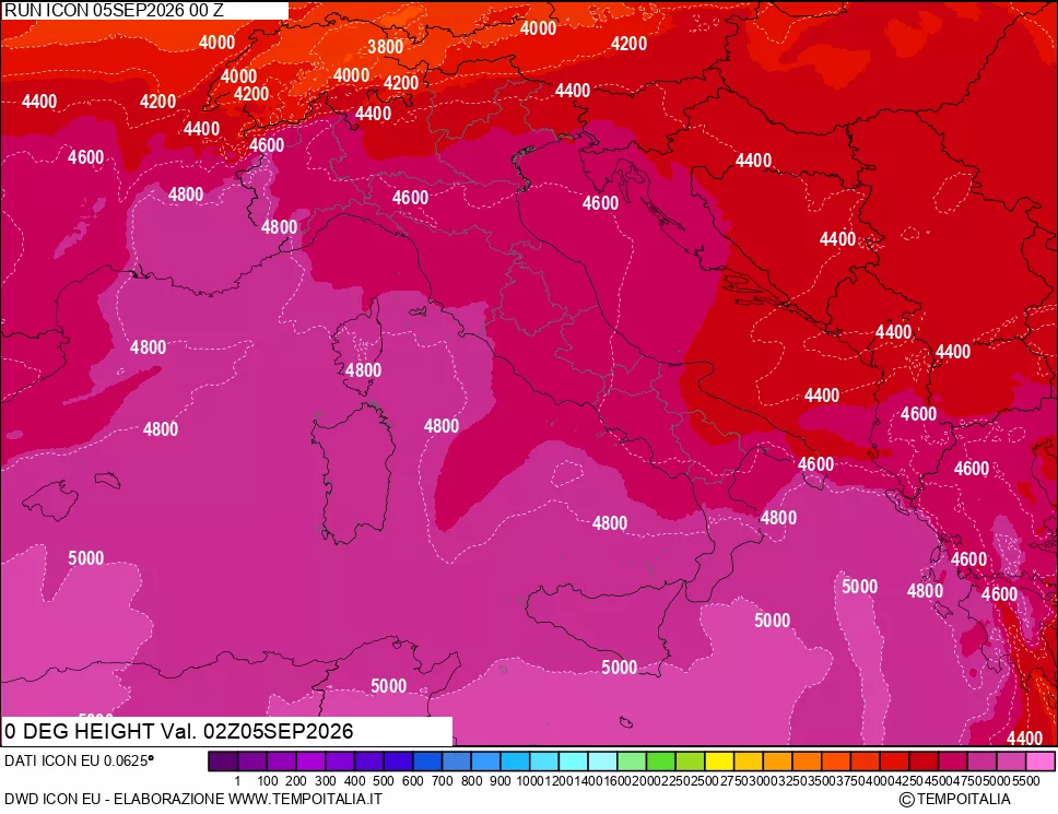 mappa Quota Zero Termico