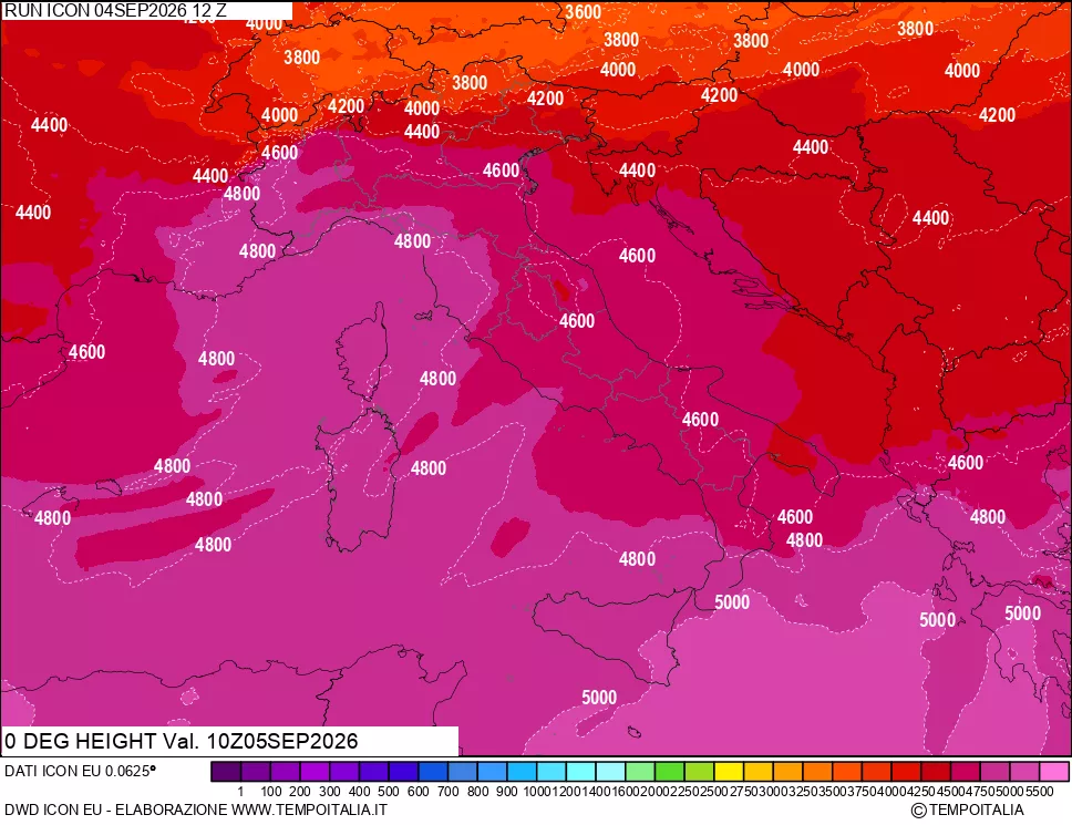 mappa Quota Zero Termico