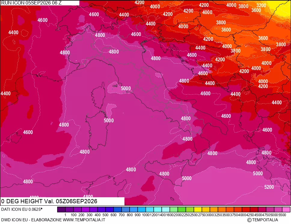 mappa Quota Zero Termico