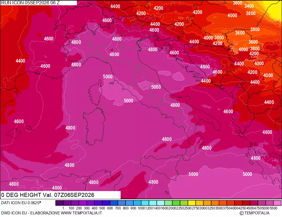 mappa Quota Zero Termico