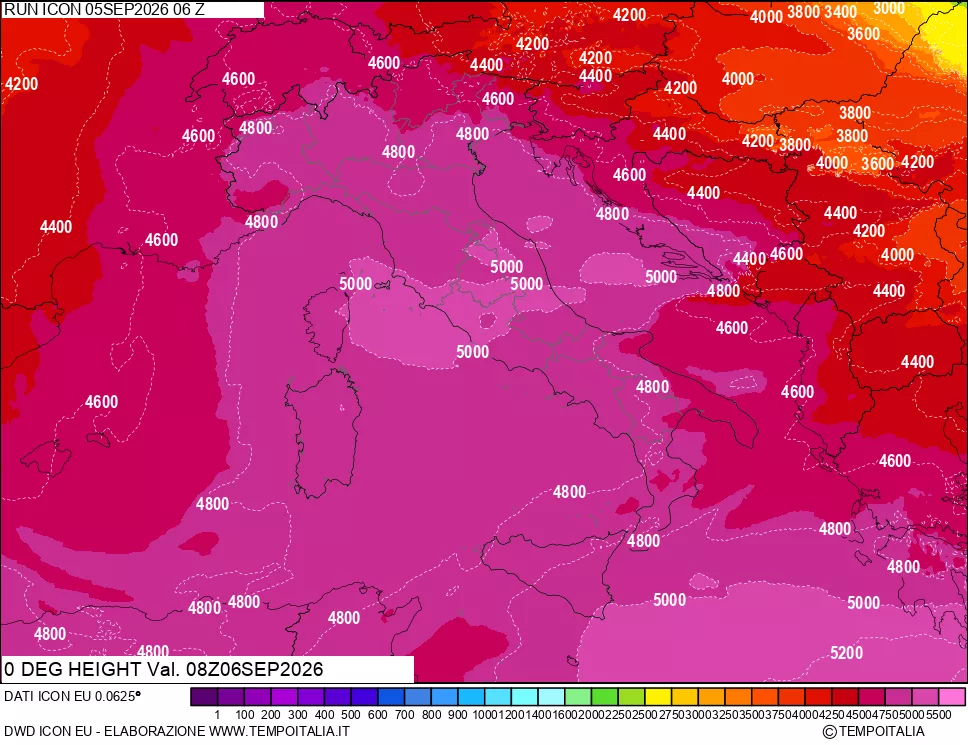 mappa Quota Zero Termico