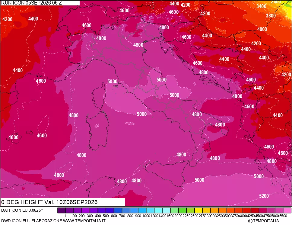 mappa Quota Zero Termico