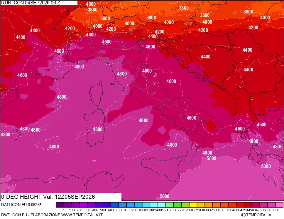 mappa Quota Zero Termico