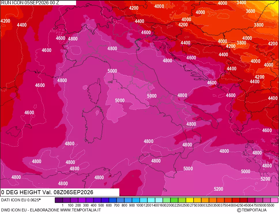 mappa Quota Zero Termico