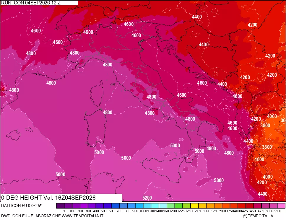 mappa Quota Zero Termico