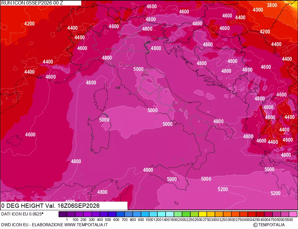 mappa Quota Zero Termico