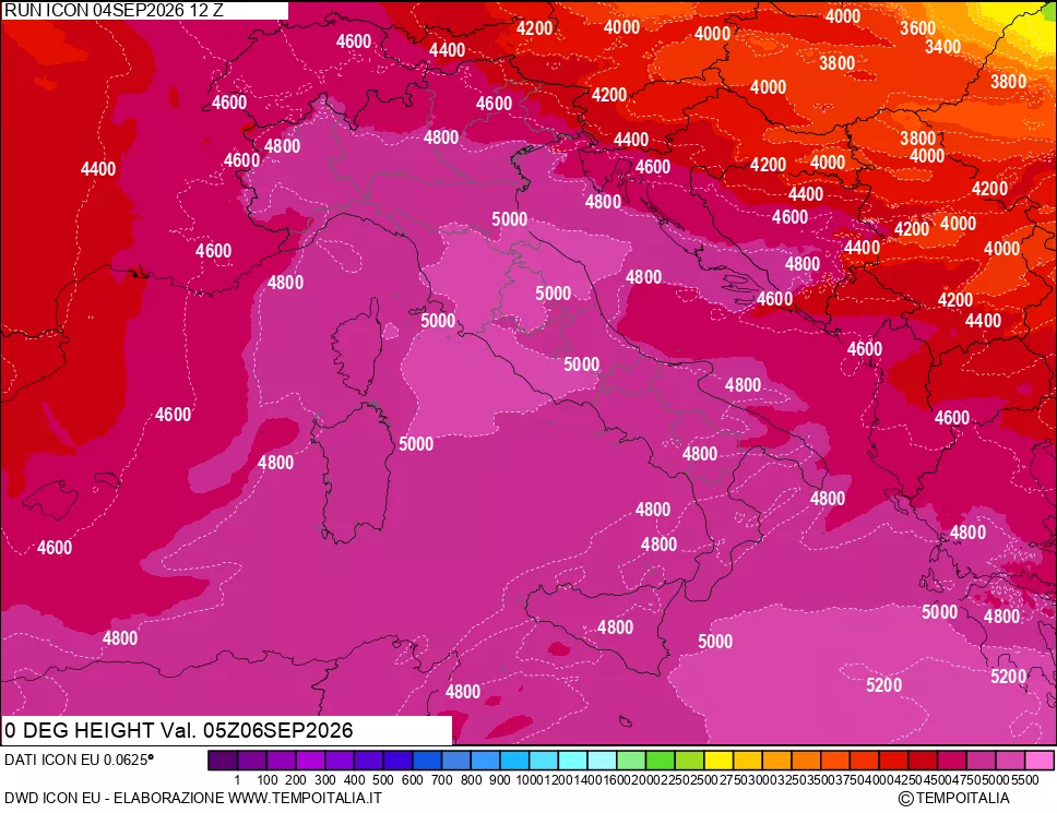 mappa Quota Zero Termico