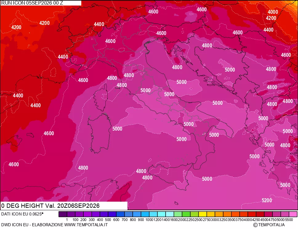 mappa Quota Zero Termico