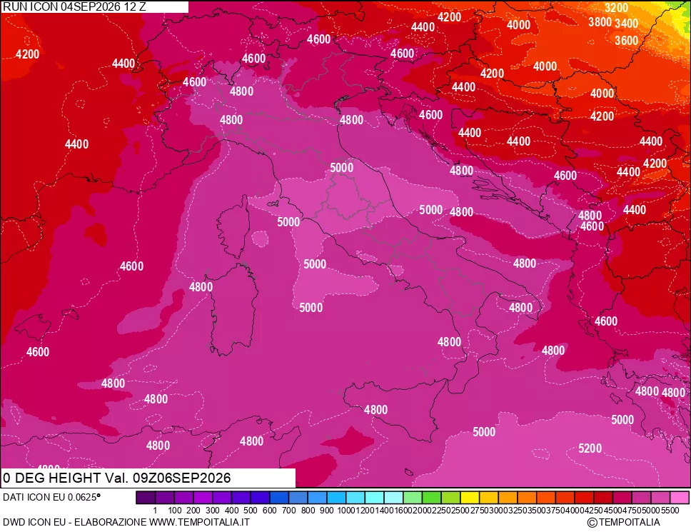 mappa Quota Zero Termico