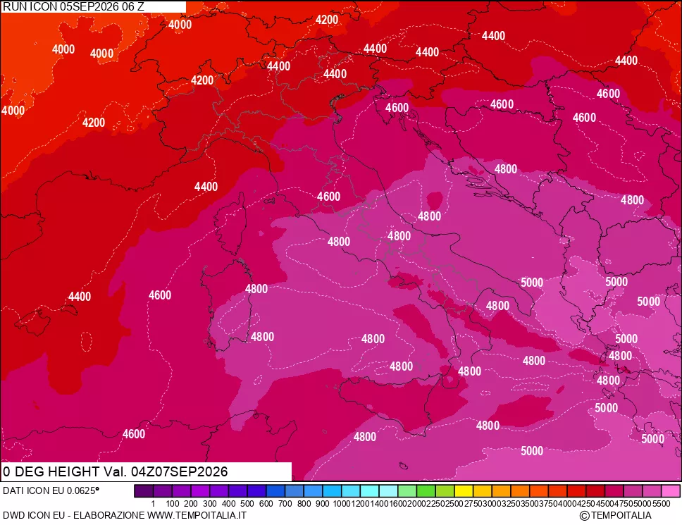 mappa Quota Zero Termico