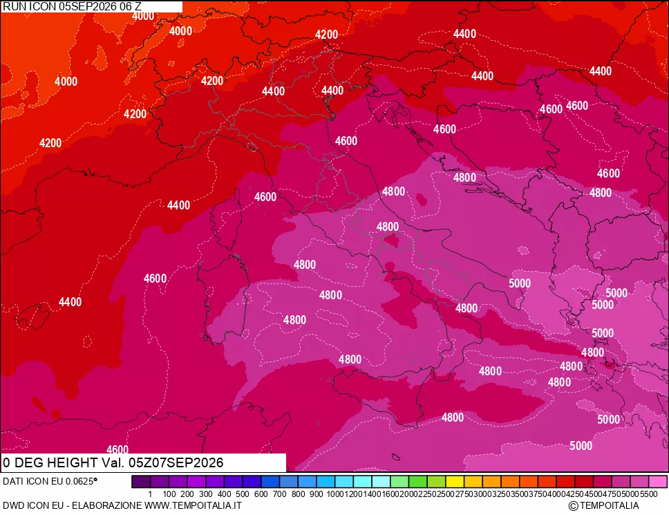 mappa Quota Zero Termico