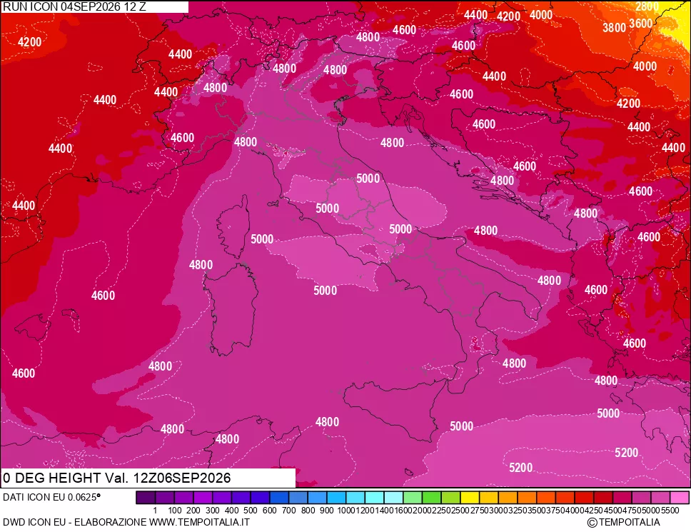 mappa Quota Zero Termico
