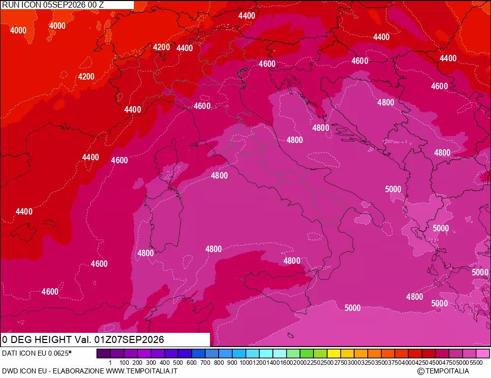 mappa Quota Zero Termico