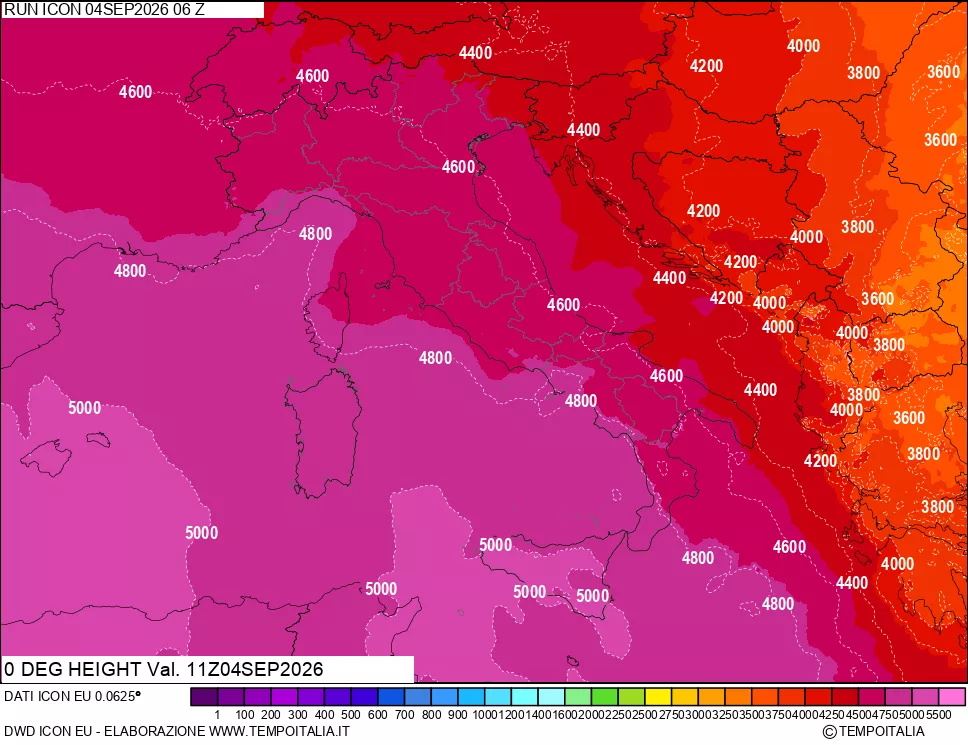 mappa Quota Zero Termico