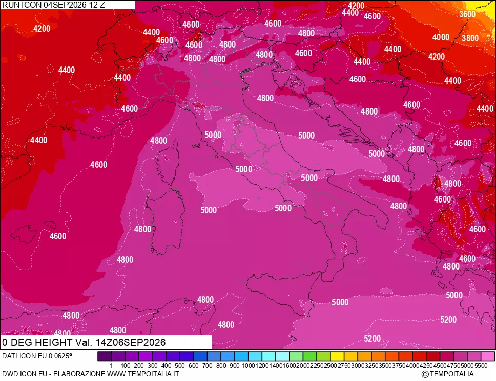 mappa Quota Zero Termico