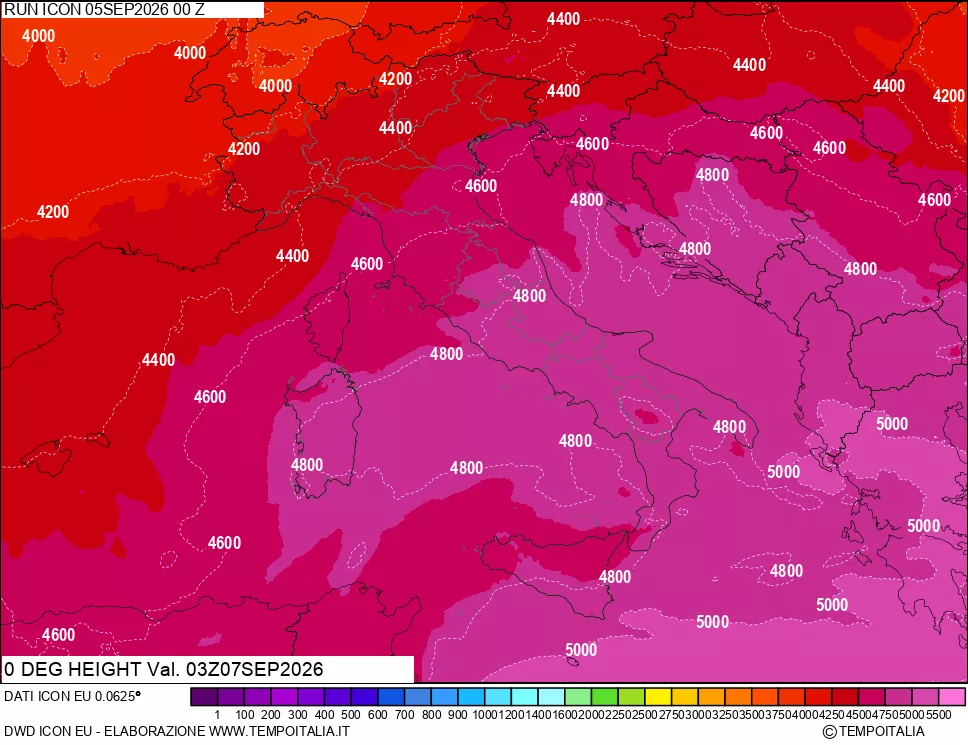 mappa Quota Zero Termico
